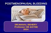 Postmenopausal bleeding for undergraduate