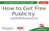 How to get free publicity