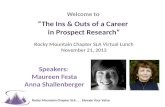 2012 Ins & Outs of a Career in Prospect Research