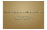 Language processing patterns