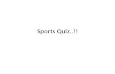 Sports quiz prelims