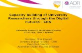 Research Capacity Building: Digital Futures - CRN