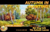 Autumn in painting (a c )