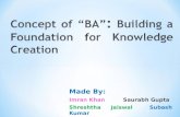 Knowledge Management - Concept of BA