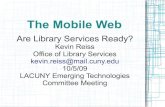 Are Library Services Ready for the Mobile Web?