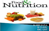 K.srujana, iii class, food and nutrition