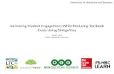 Increasing Student Engagement While Reducing Textbook Costs Using GinkgoTree