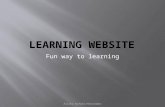 Learning website