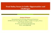 IGIDR-IFPRI -Opportunities for Ensuring Safe Food,  Anjani Kumar, IFPRI