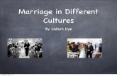 Marriage in different cultures