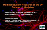 Medical Student Research and the Research Track