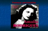 Amalia rodrigues  personality