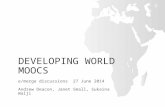 Developing World MOOCs - Wrap-up session