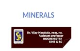 Minerals calcium ppt BIOCHEMISTRY vkunder637@gmail.com