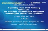 The Business Relationship Management Professional (BRMP) Certfification