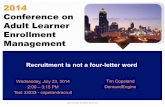Recruitment is Not a Four Letter Word