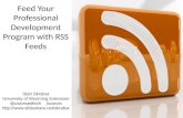 Feed your professional development program with RSS feeds