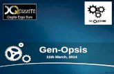 Gen-Opsis - Operations Quiz at XIMB. March, 2014.