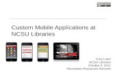 Mobile Apps at NCSU Libraries