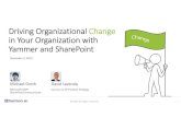 Driving Organizational Change with Yammer and SharePoint