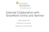 European SharePoint Conference 2014 - External Collaboration with SharePoint Online and Yammer