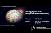 Ontology spectrum for geological data interoperability (PhD defense nov 2011)