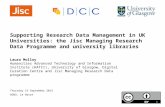 UK Research Data Management: overview to ADBU congress, 19 Sep 2013 by Laura Molloy