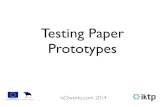 Testing Paper Prototypes (IxDworks.com)