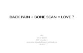 Ebs back pain and bone scan