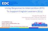 Response to Intervention and English Learners- Rinaldi