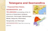 Telangana and Seemandhra