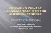 T7 Preparing Chinese Language Teachers for American Schools