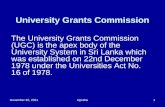 Administration of State Universities in Sri Lanka