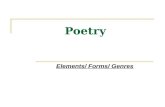 Poetry elements