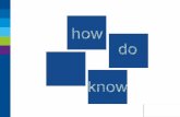 How do __ know (web)