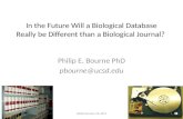 Is a Biological Database Really Different than a Biological Journal?