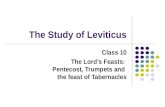 Class 10   Feast of Pentecost and Tabernacles