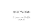 David Murdoch - NORCAT "Lived it Lecture"