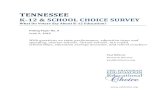 Tennessee K-12 & School Choice Survey (2012)