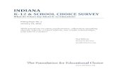 Indiana K-12 & School Choice Survey (2011)