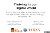 Innovating Computer Science Education at the High School Level through Technology-enhanced PBL