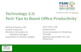 Tech 2.0: Tech Tips to Boost Office Productivity
