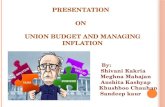 Presentation on managing inflation