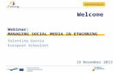 How to manage social media in eTwinning