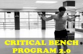 Critical Bench Program 2.0 can help you increase your bench press as well as lean muscle massively