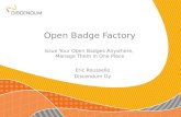 ePIC 2013 - Open Badge Factory (OBF) presentation