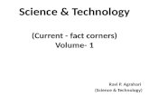 Science & technology (current corners) Volume-1