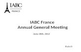 IABC France Annua General Meeting 28 06 2012 cv