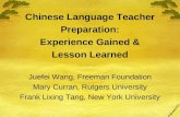 Wang Curran Tang Chinese Language Teacher Preparation