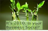 It's 2010. is your business social. milena regos